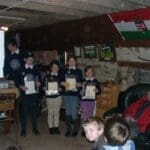 Kids gaing cirtificate at HHF