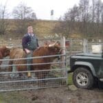 Ruairidh Bull Riding at HHF