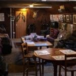 Relax, eat, drink and chil area at HHF for after riding