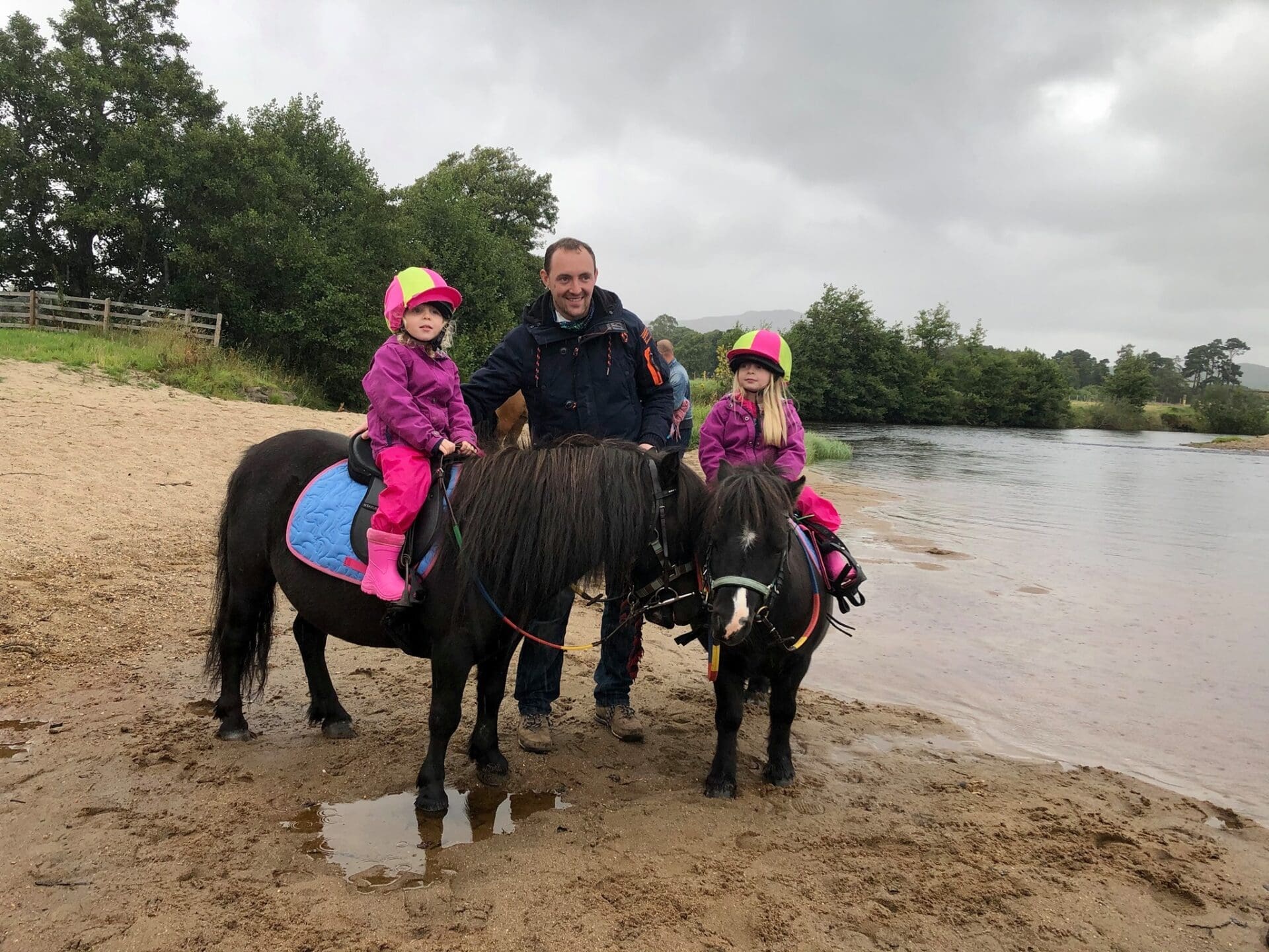 Beach wee ponies Highland Horse Fun